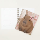 kokette capybara roze strik planner (Display)