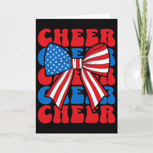 Kokette Cheerleader Sportboog Usa Amerikaans Kaart