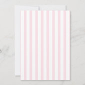 Kokette citroensroze babyshower kaart (Achterkant)