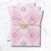 Kokette Cowgirl Roze Western Inpakpapier Vel