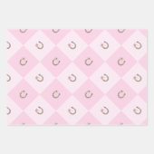Kokette Cowgirl Roze Western Inpakpapier Vel (Voorkant)