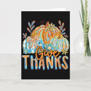 Kokette Dank Christian Thanksgiving Bloemstuk Kaart