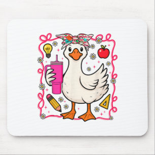 Kokette Dwaze Gans Leraar Terug naar School Preppy Muismat