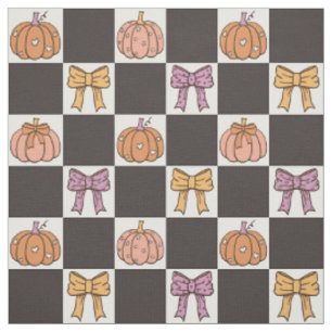 Kokette Halloweenfeest Meisjesachtige Pompoen Stri Stof