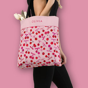 Kokette Kers & Strik Tote Bag