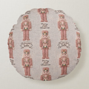 Kokette Kerst Notenkraker Latch Hook Garen  Rond Kussen