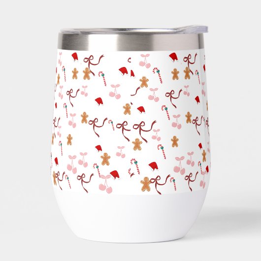 Kokette Kerstmis Reisbeker van Gemberkoek (Links)