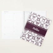 Kokette koraalrode strik planner (Display)