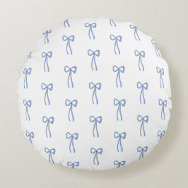 Kokette Kussenhoes Blauw Grandmillenial Rond Kussen