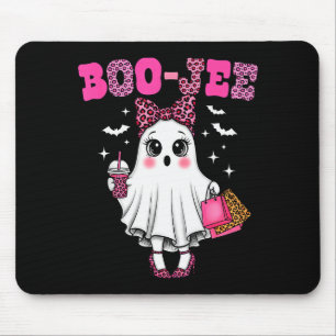 Kokette Luipaard Geest Koffie Boo-jee Halloween Bo Muismat