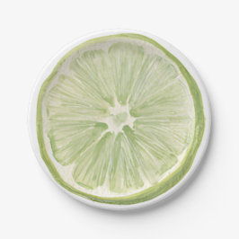Kokette Margarita Lime Papieren Bordje