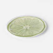 Kokette Margarita Lime Papieren Bordje (Gekanteld)