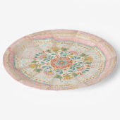 Kokette Mexicaanse Talavera Papieren Bordje (Gekanteld)