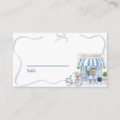 Kokette Parijse Café Franse Plaatskaartje (Achterkant)