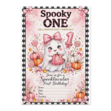 Kokette Roze Geest Spokeny EEN Meisje Halloween 1e