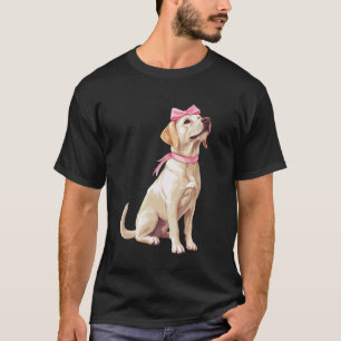 Kokette strik Labrador Retriever hond Lab mama Roz T-shirt