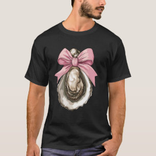 Kokette Strik Oester Ontdoe Meisje Moeder Roze Moe T-shirt