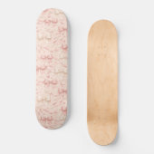 Kokette strikpatroon persoonlijk skateboard (Voorkant)