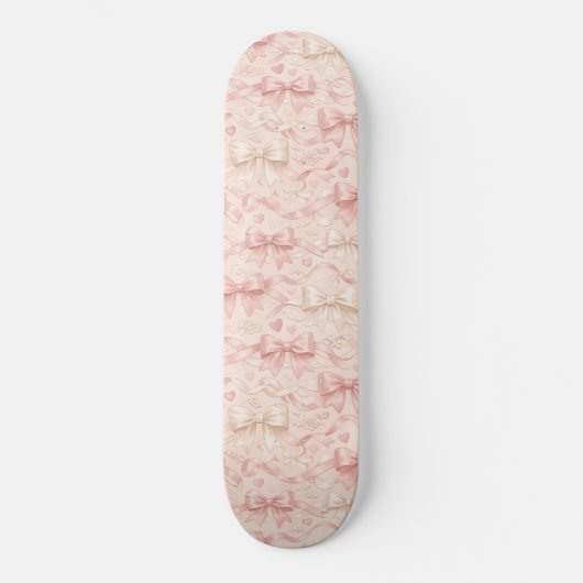 Kokette strikpatroon persoonlijk skateboard (Voorkant)
