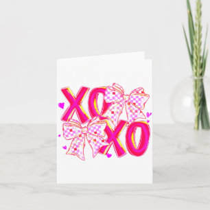 Kokette Valentijn Xoxo Grappige Valentijn Strik Ha Kaart