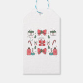 Kokette Verpleegster Boog Aangepaste Verpleegster Cadeaulabel (Voorkant)