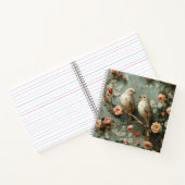 Kokette Vogels Bloemstuk Notitieboek (Binnen)