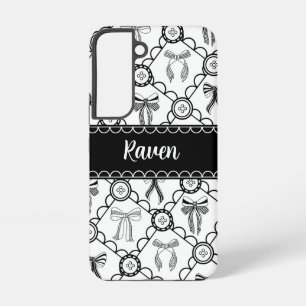 Kokette Zwarte Strik Samsung Galaxy Hoesje