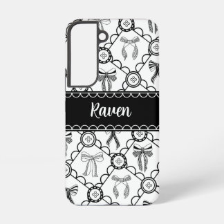 Kokette Zwarte Strik Samsung Galaxy Hoesje