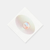 kokkelomgekeerde omtrek zeeschelpontwerp servetten (Hoek)