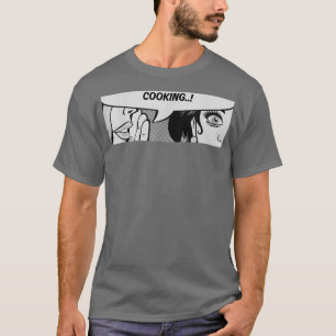 Kokkende vrouwen fluisteren koken stripverhaal t-shirt
