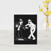 Koko de clown en de geest dansen kaart (Gele Bloem)