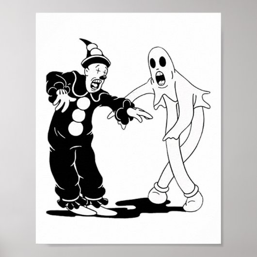 Koko de clown en de geest dansen poster (Voorkant)