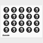 Koko De Clown Ghost Glitch Dansen Ronde Sticker (Vel)