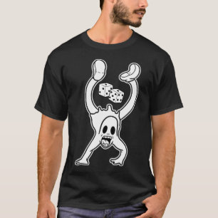 Koko De Clown Ghost Lucky Dice Handstand Gothic C T-shirt