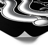 Koko De Clown Ghost Spooky Ts Poster (Hoek)