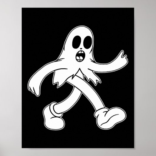 Koko de clown spookplaat spook poster (Voorkant)