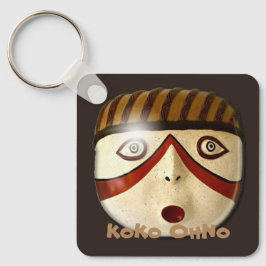 KoKo OhNo - Zuni Kachina Masker - Geurmasker Sleutelhanger