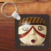KoKo OhNo - Zuni Kachina Masker - Geurmasker Sleutelhanger (Voorkant)