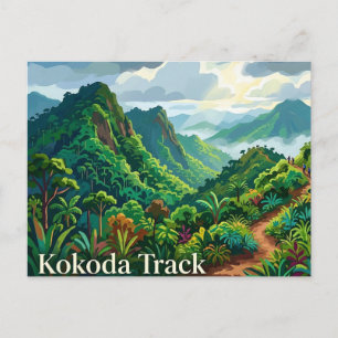 Kokoda Track Papoea-Nieuw-Guinea Briefkaart