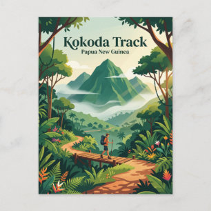 Kokoda Track Papoea-Nieuw-Guinea Briefkaart