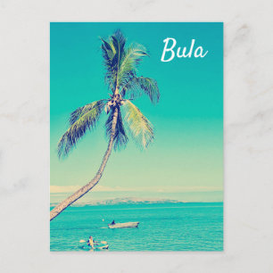  kokokospalmen op de Fiji-eilanden reizen Briefkaart