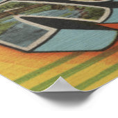 Kokomo, Indiana - grote letterscènes Poster (Hoek)