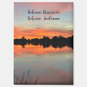 Kokomo Reservoir Zonsondergang Magneet – Kokomo, I