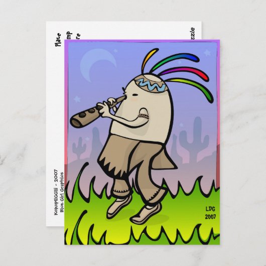 kokop"EGG"lli Briefkaart (Voorkant / Achterkant)