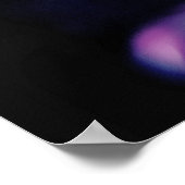 Kokopelli Abstracte Art Universe Poster (Hoek)