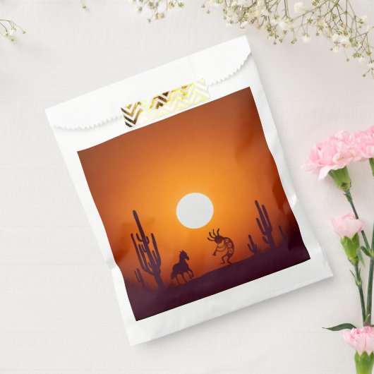 Kokopelli Arizona woestijn in het zuidwesten Bedankzakje (Gezegeld)