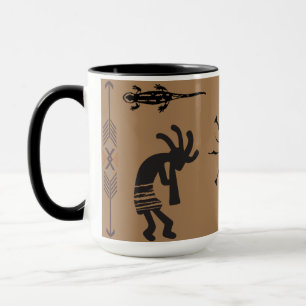 Kokopelli Arizona woestijn zuidwestelijk Mok