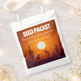 Kokopelli Arizona Zuidwestelijke Zaadpakket Bedankzakje