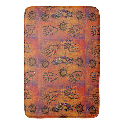 Kokopelli Art Badmat (Voorkant Verticaal)