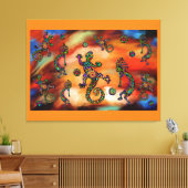 Kokopelli Art Canvas Afdruk (Insitu (Woonkamer))